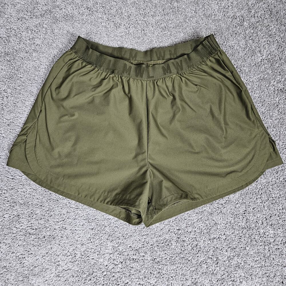 Madewell Shorts Womens Large Green MWL Allways Pull On Kale Twill 3" Inseam